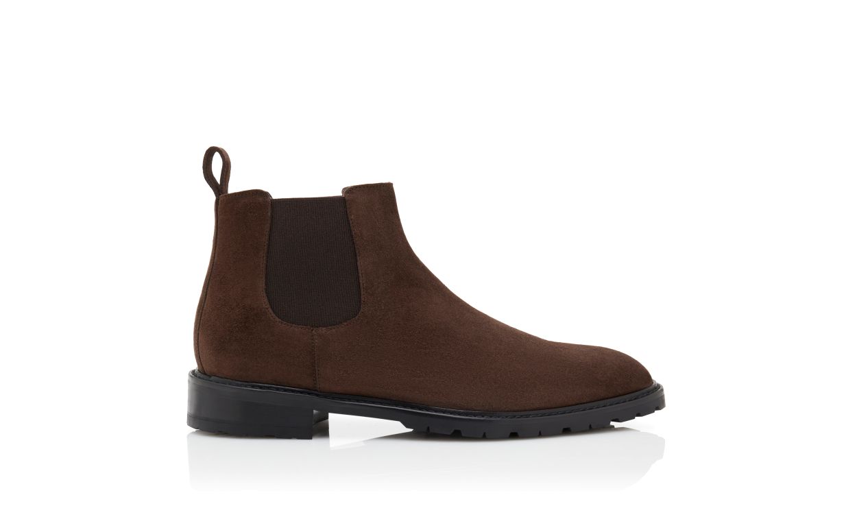 Braune Wildleder-Knöchelstiefel