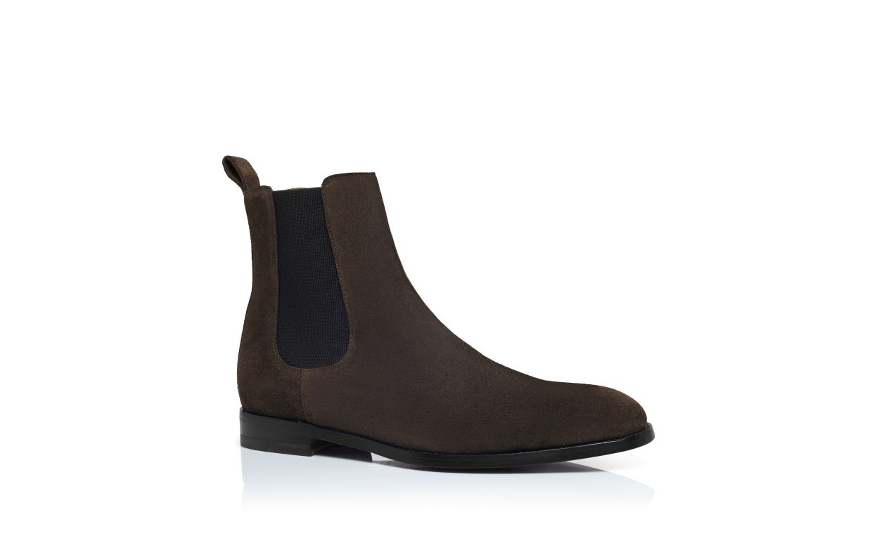 Braune Wildleder-Knöchelstiefel