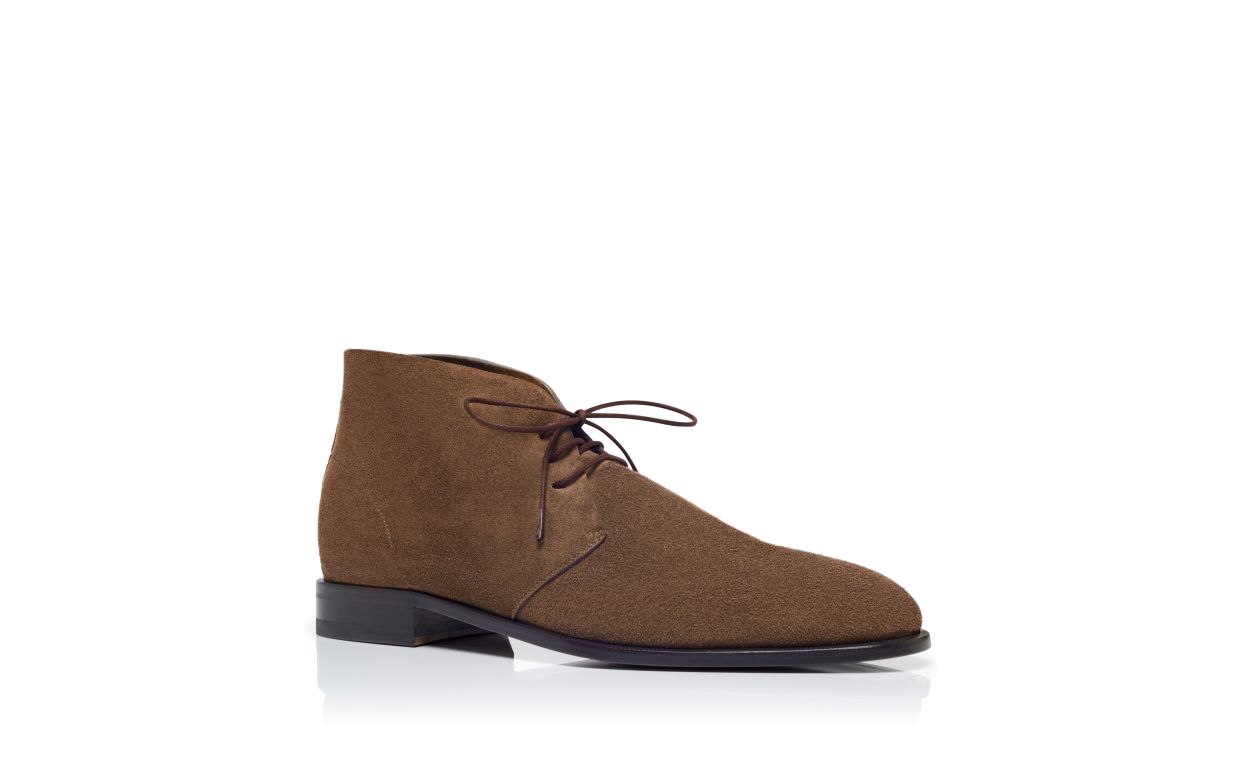 Braune Wildleder-Wüstenstiefel