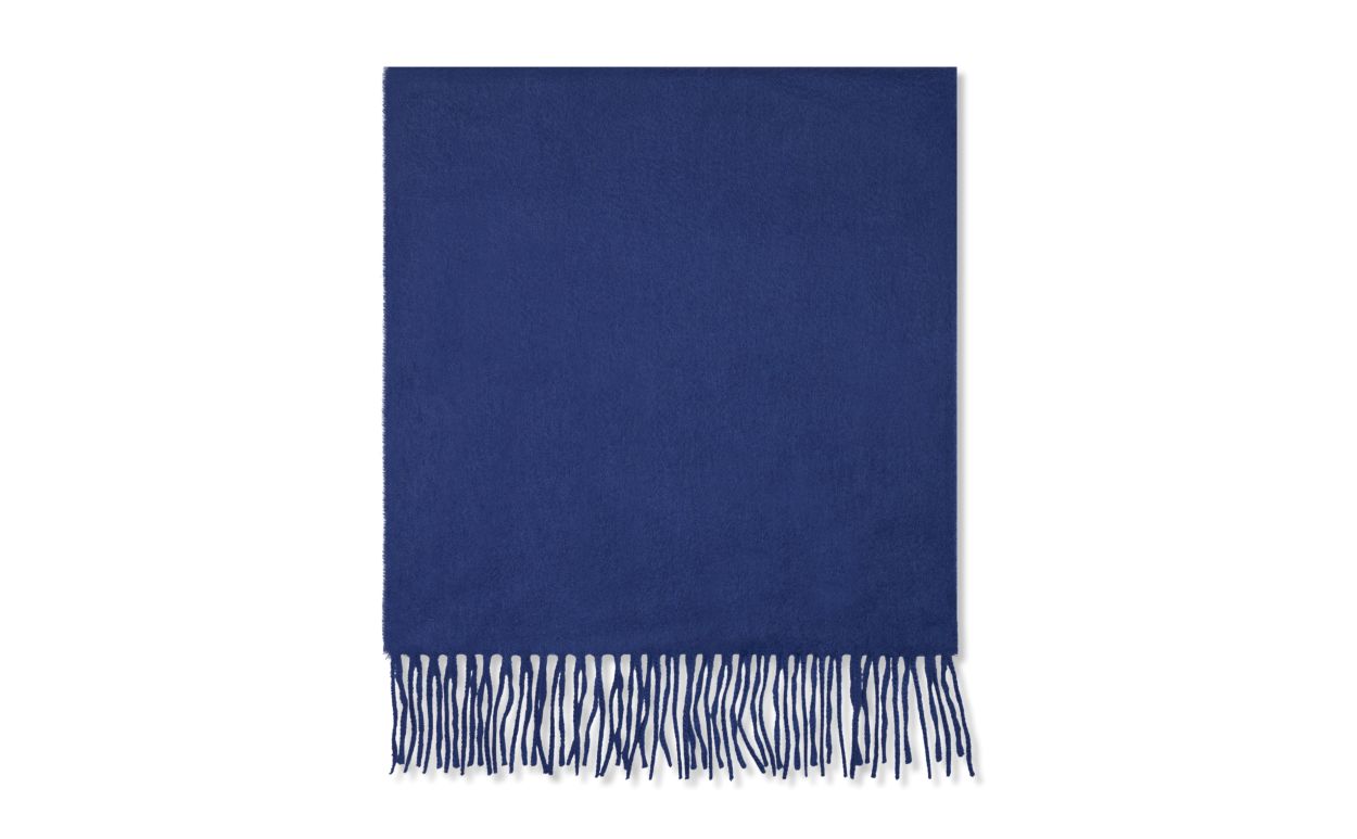 Blaue Kaschmir-Schal
