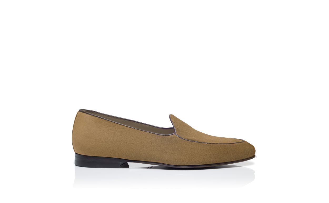 Braune Suede Loafers