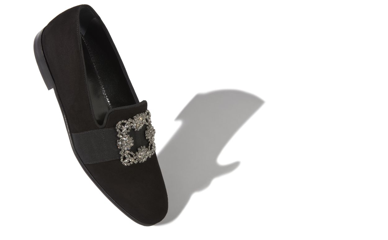 Schwarze Wildleder-Steppen-Schnürschuhe