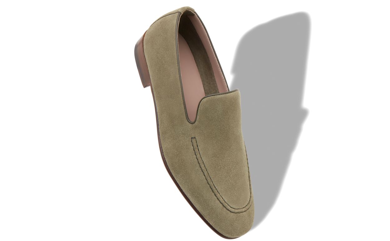 Khaki-Beige Latschen