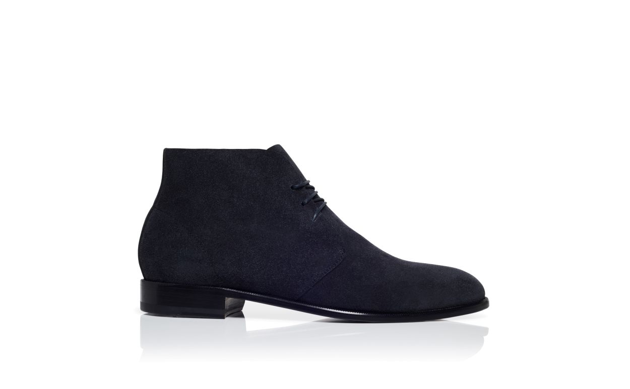 Braune Stiefeletten aus Leder mit Schnürung