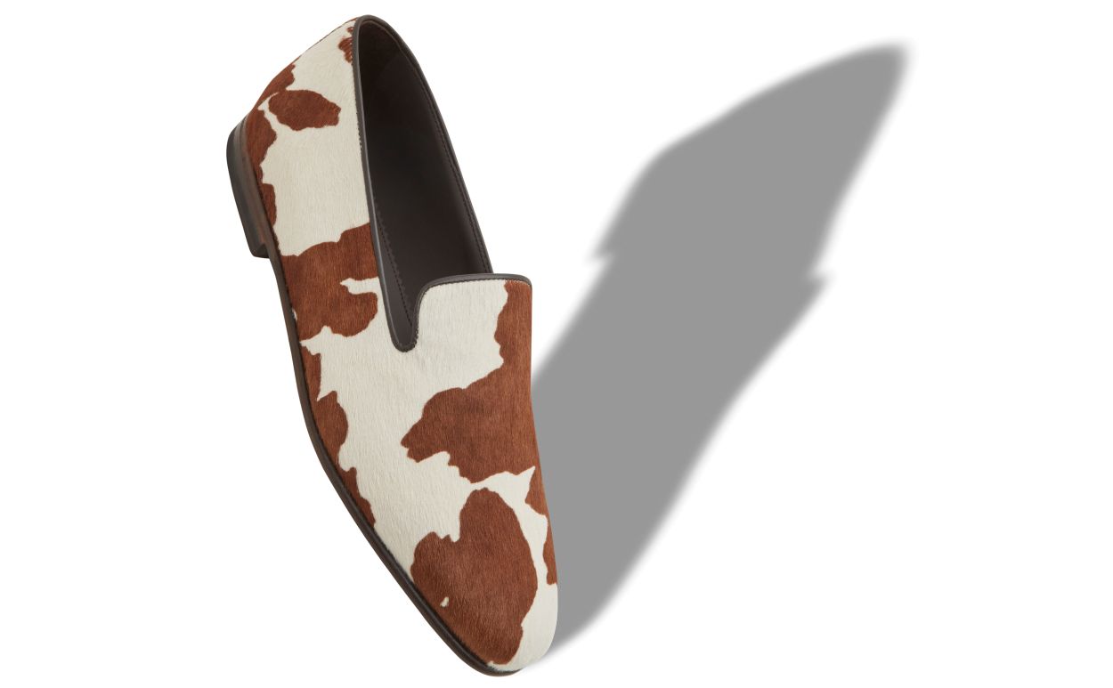 Kuhdruck-Kalbshaar-Laufschuhe