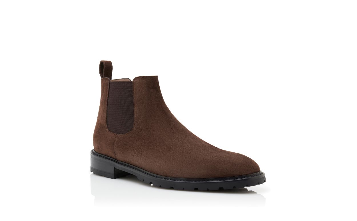 Braune Wildleder-Knöchelstiefel